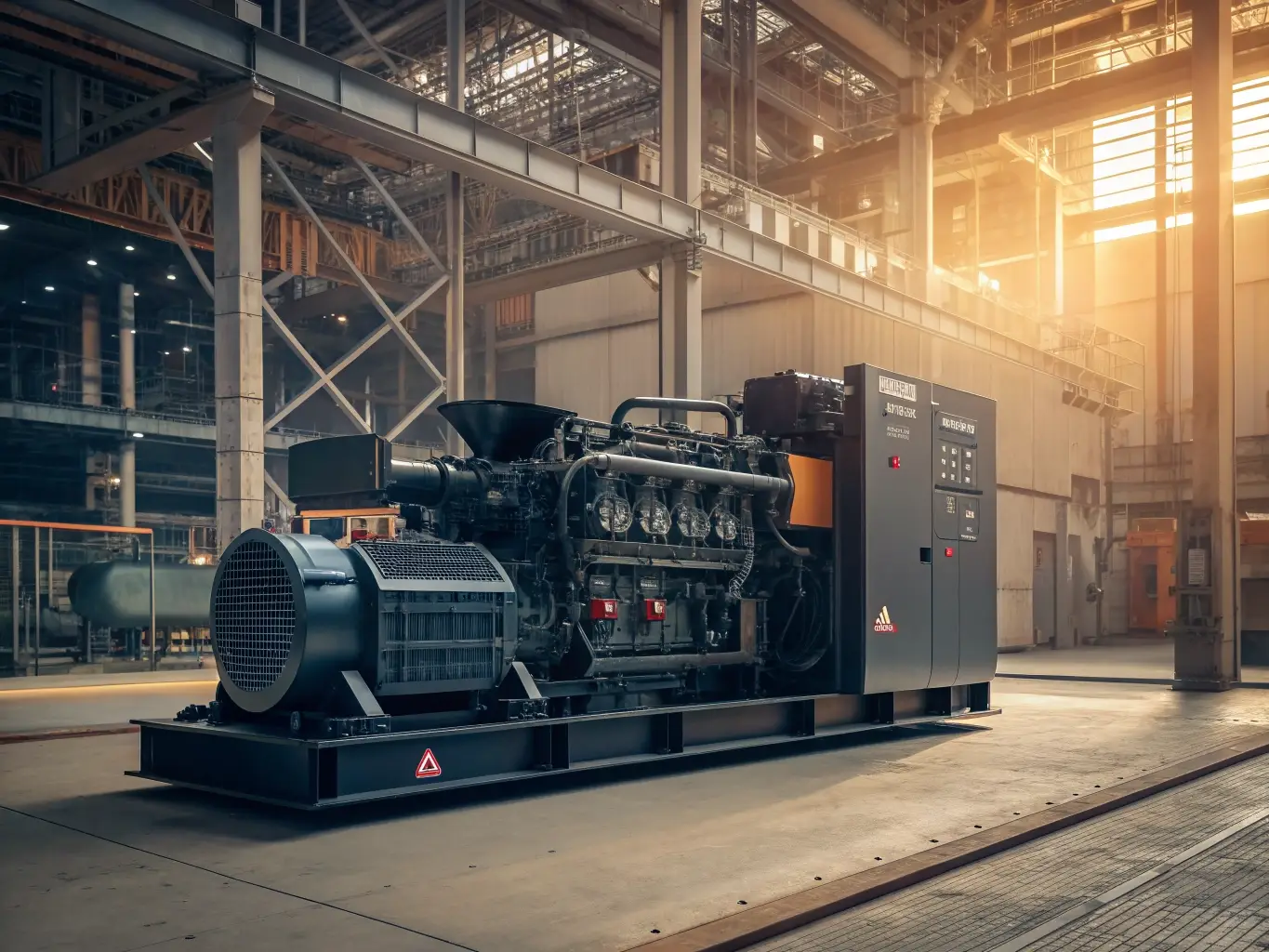 Industrial power generation diesel generator equipment